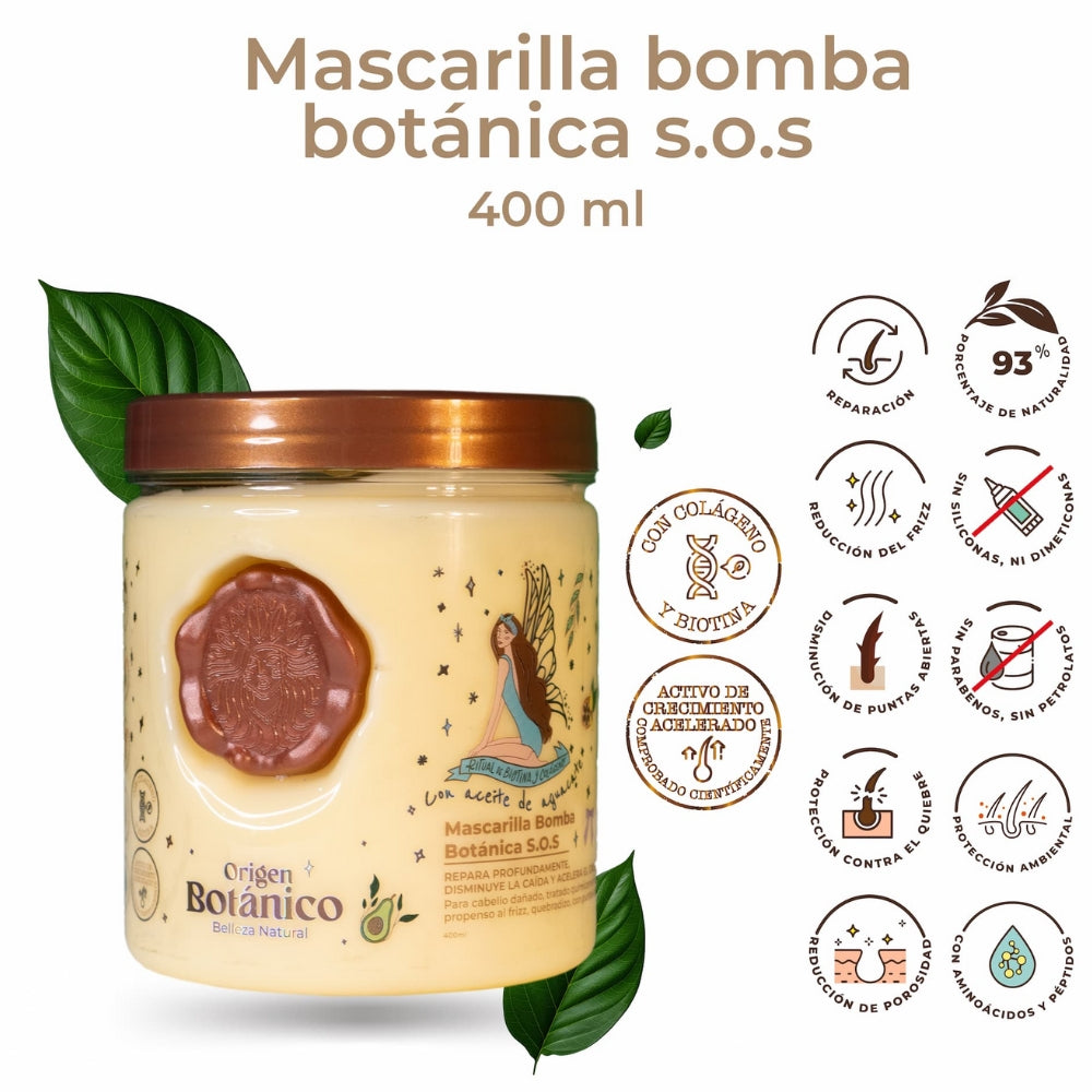 Mascarilla Bomba Botánica SOS Ritual Botánico